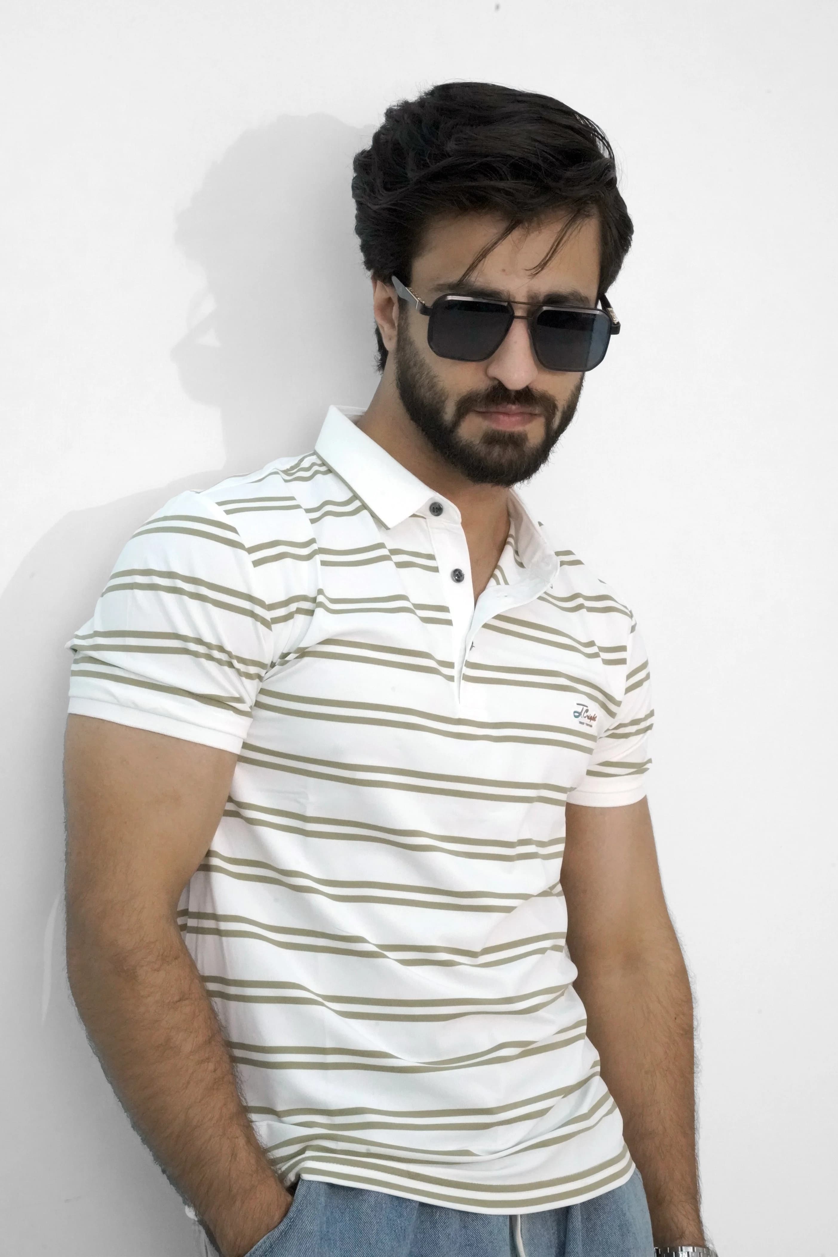 King Amir White T-Shirt TS-4507